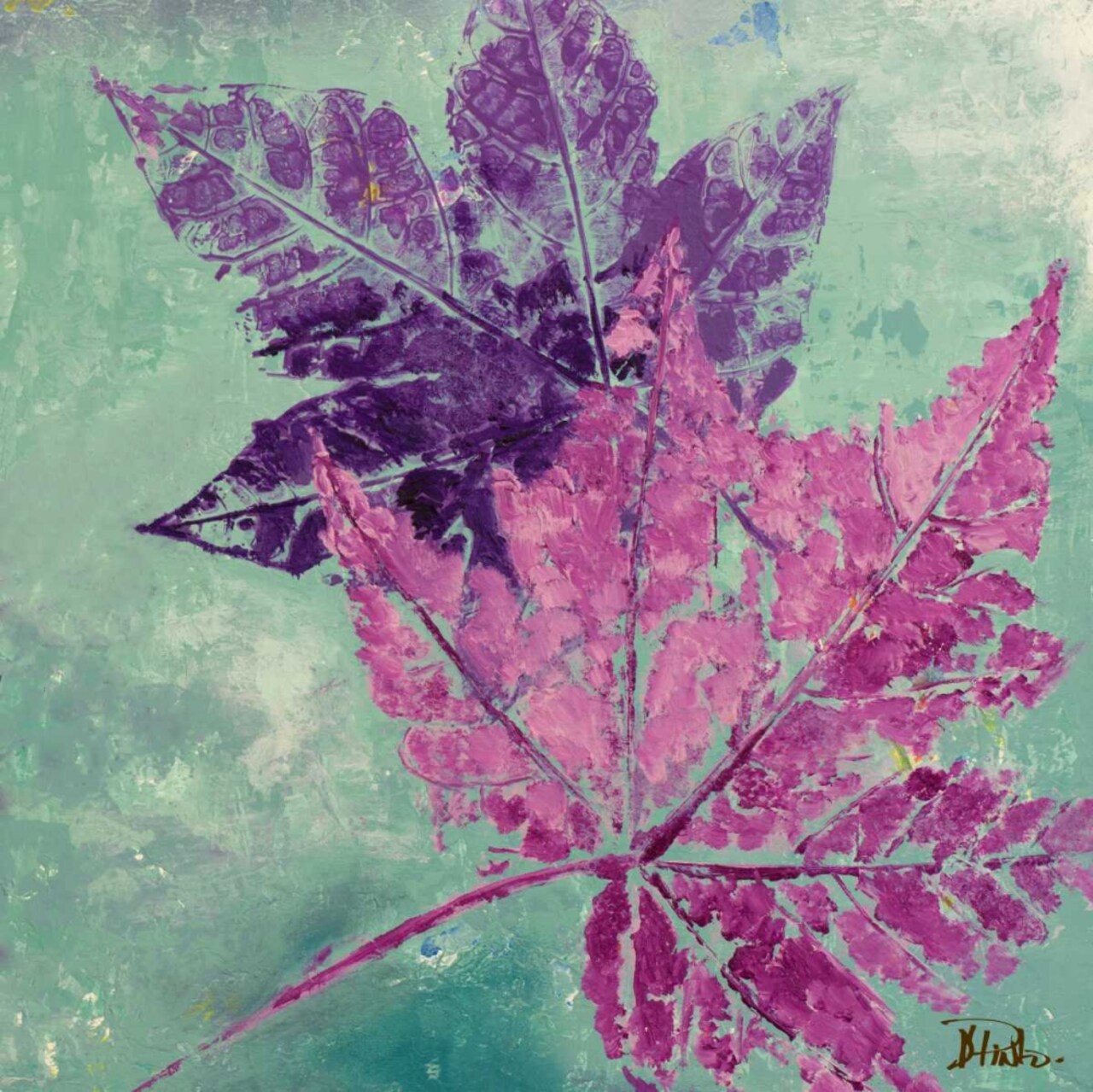 Purple Leaves Flying II Poster Print by Patricia Pinto - Item # VARPDX10393A